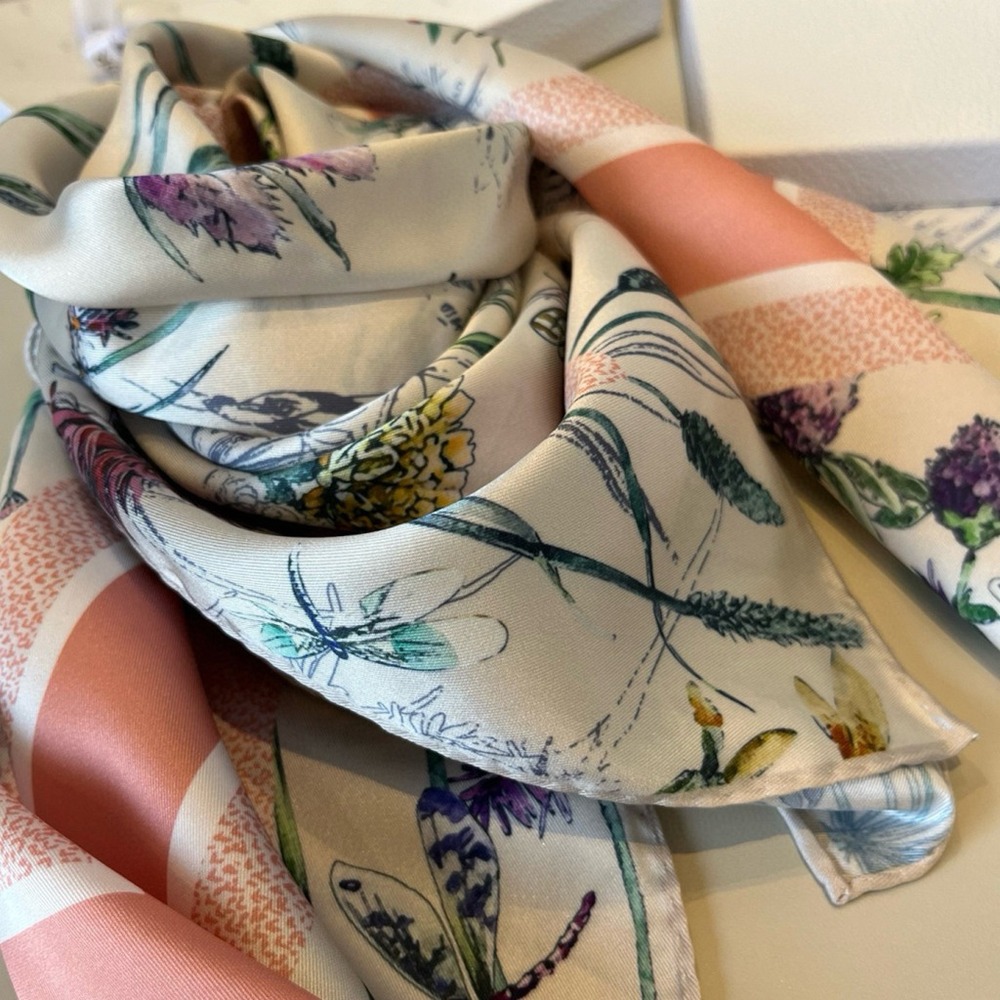 Dior Silk Square Scarf - Picture 5 of 8
